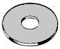 Metric fender washers