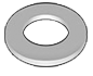 Metric flat washers